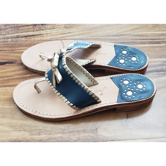 Jack rogers adeline navy sandals - Picture 2 of 4